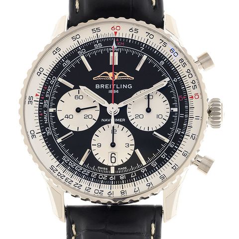 BREITLING 百年靈 NAVITIMER CHRONOGRAPH 航空計時皮帶腕表(AB0139211B1P1)x41mm