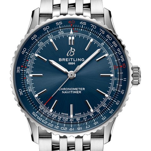 BREITLING 百年靈 NAVITIMER CHRONOGRAPH 航空鏈帶腕表(A17329161C1A1)x藍x41mm