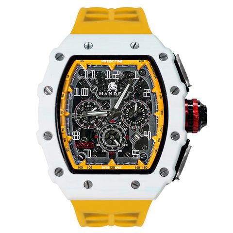 【MANDEL 曼德爾】碳纖維陀飛輪機械腕錶 MA363