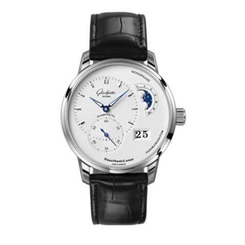 GLASHUTTE 格拉蘇蒂 白面 偏心月相錶-40mm