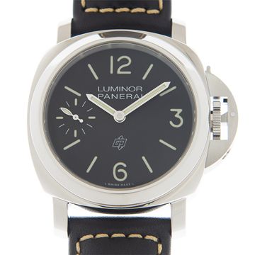 PANERAI 沛納海 LUMINOR LOGO 手上鍊黑面款(PAM01084)x44mm