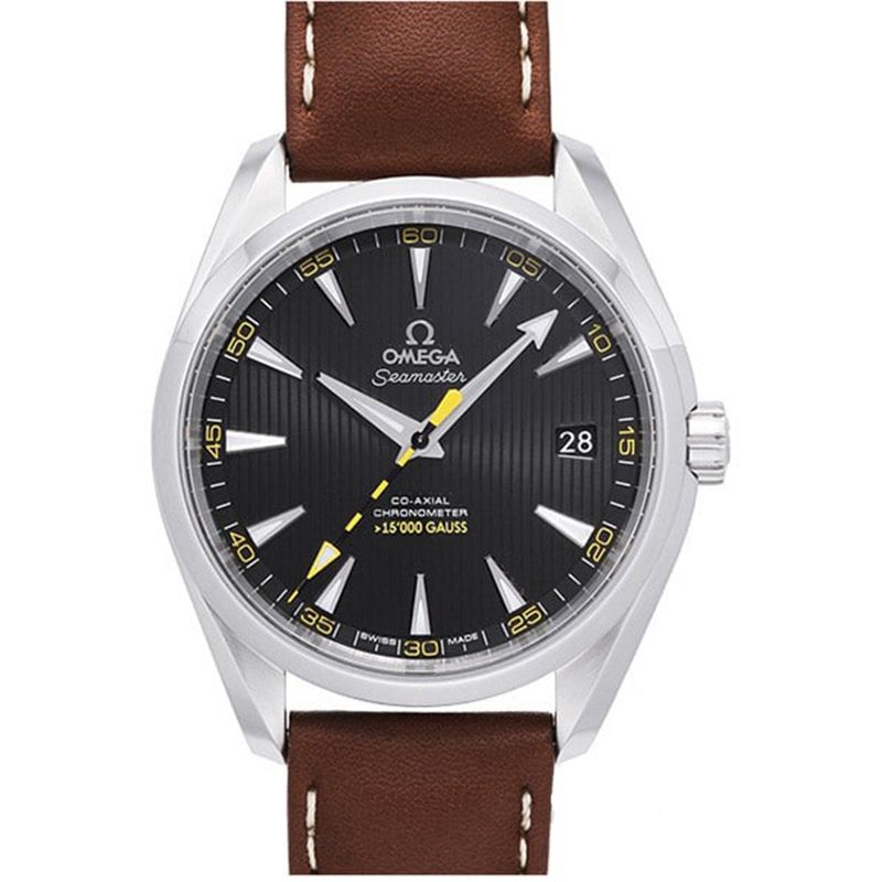 Omega   Aqua Terra 同軸擒縱150米黑面皮帶款(231.12.42.21.01.001)x41.5mm