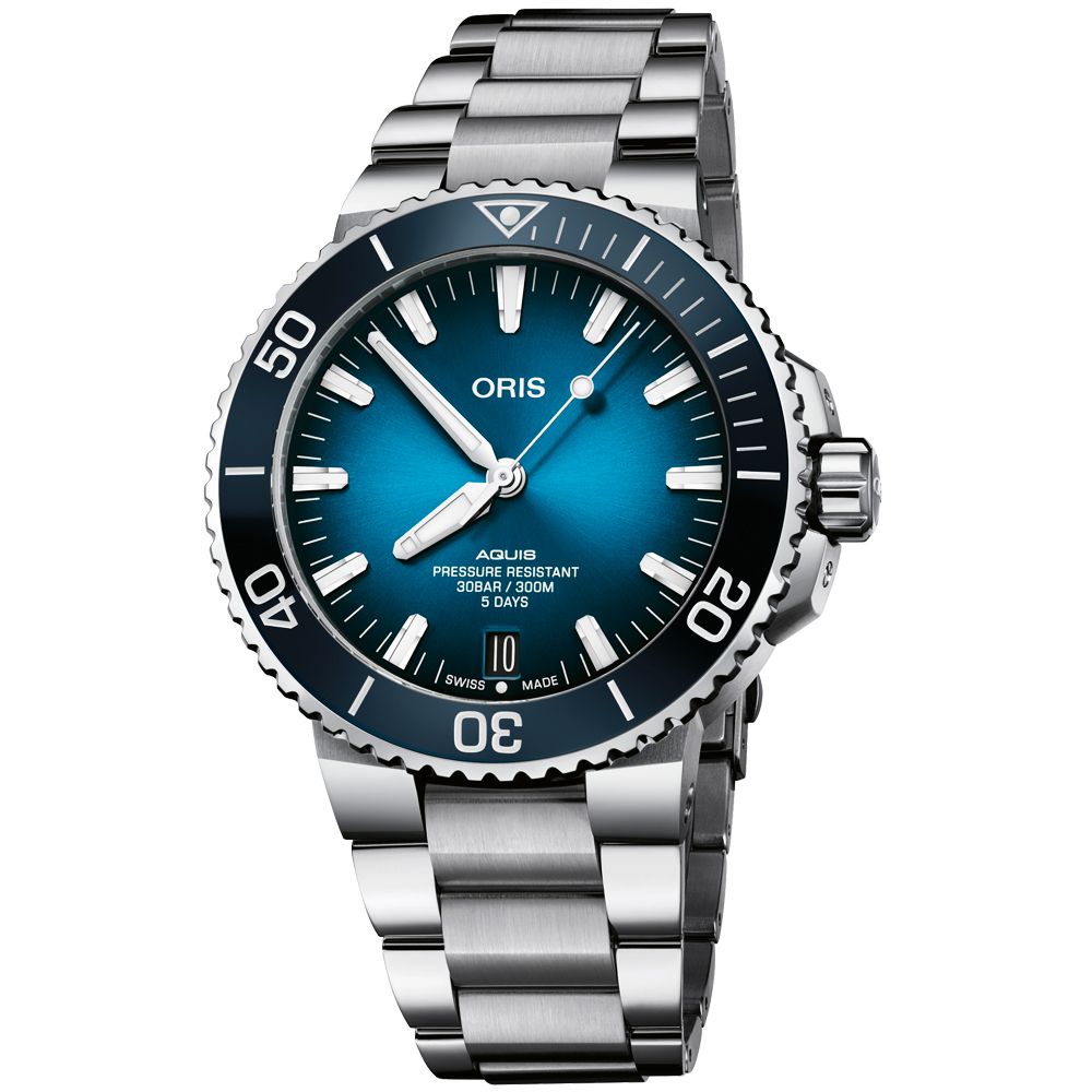 ORIS 豪利時 Aquis 五日鍊全新自製機芯 Calibre 400 潛水錶 0140077634135-0782409PEB