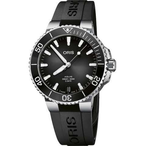 ORIS 豪利時 Aquis 五日鍊全新自製機芯 Calibre 400 潛水錶 0140077694154-0742274FC
