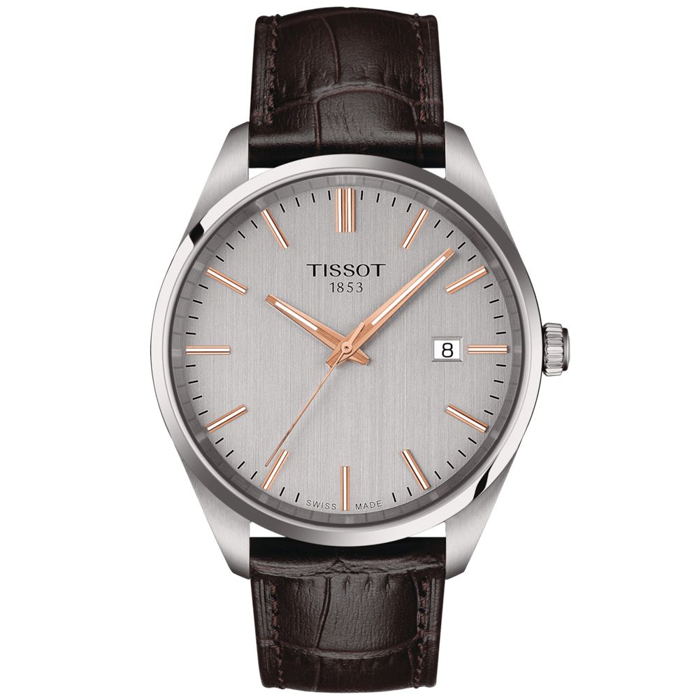 TISSOT 天梭 PR100 經典簡約石英腕錶-棕 雙11 特惠 40mm / T1504101603100