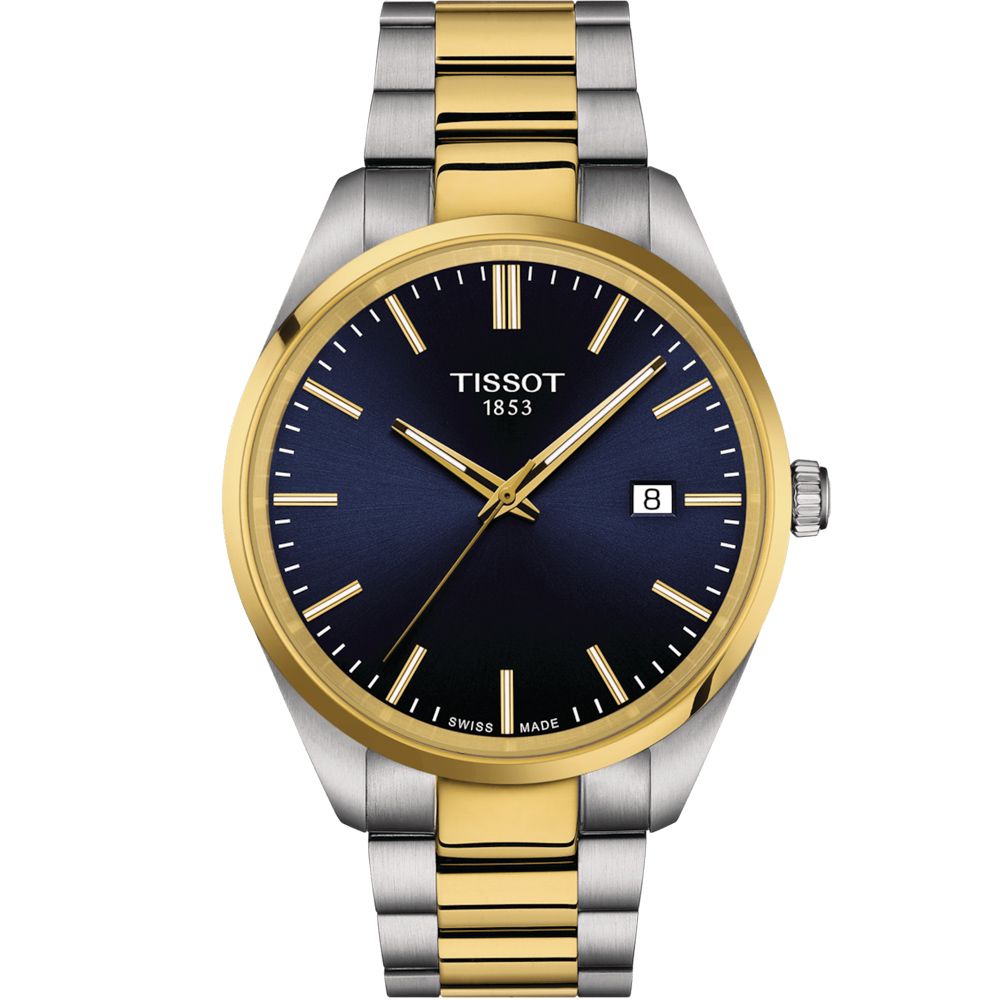 TISSOT 天梭  錶 官方授權 PR 100 簡約時尚男錶-雙色40mm T1504102204100