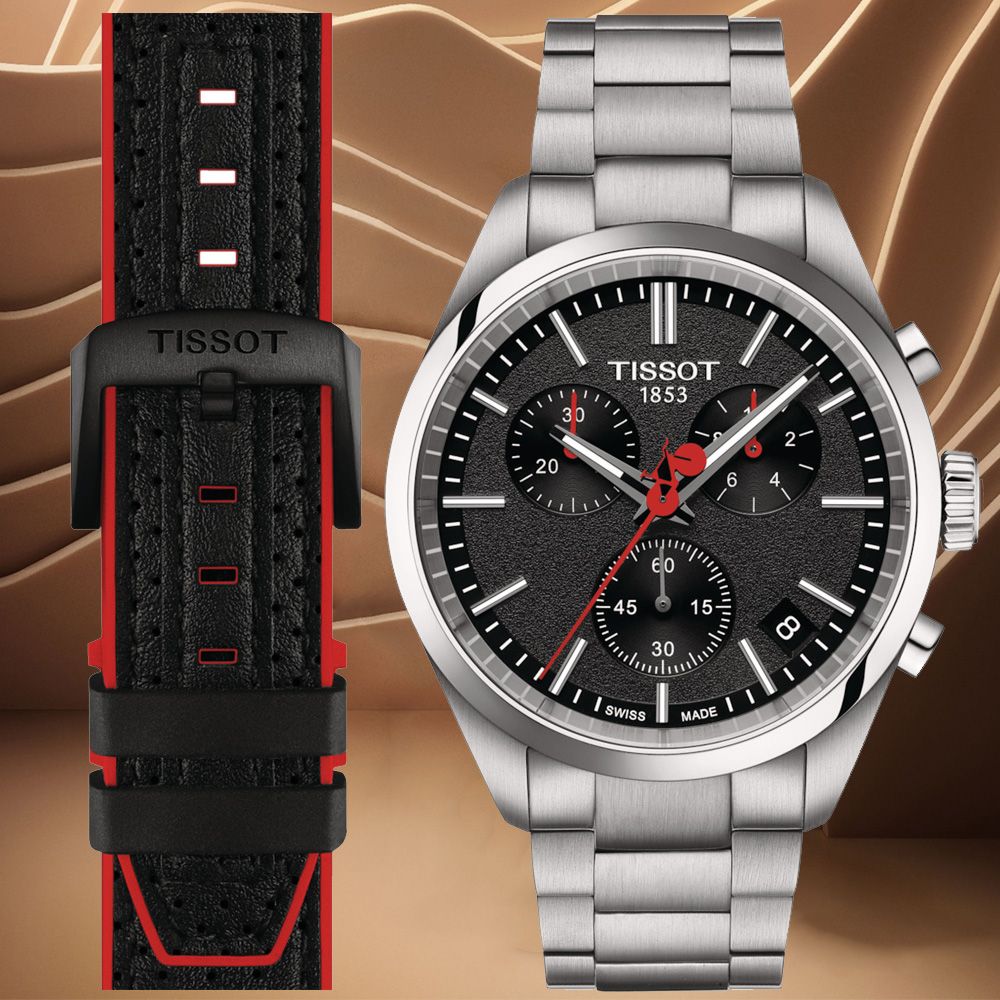 TISSOT 天梭 PR100 環西自行車款 計時腕錶 交換禮物 聖誕節 T1504171105101