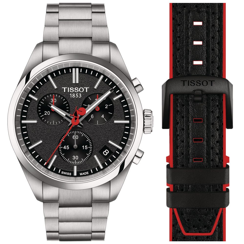 TISSOT 天梭 PR100 環西自行車款 計時腕錶 交換禮物 聖誕節 T1504171105101