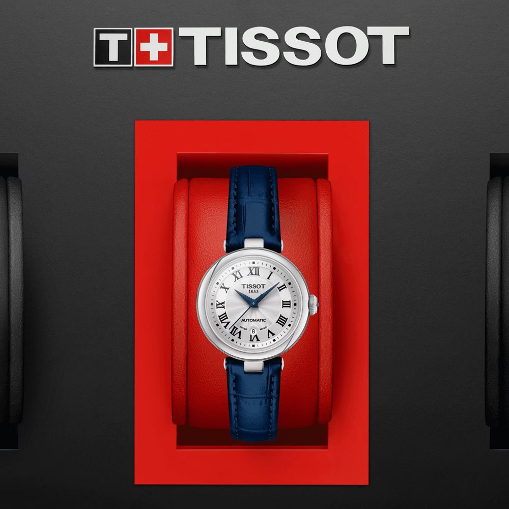 TISSOT 天梭 Bellissima 典雅羅馬機械腕錶 禮物推薦 送禮首選 29mm/T126.207.16.013.00