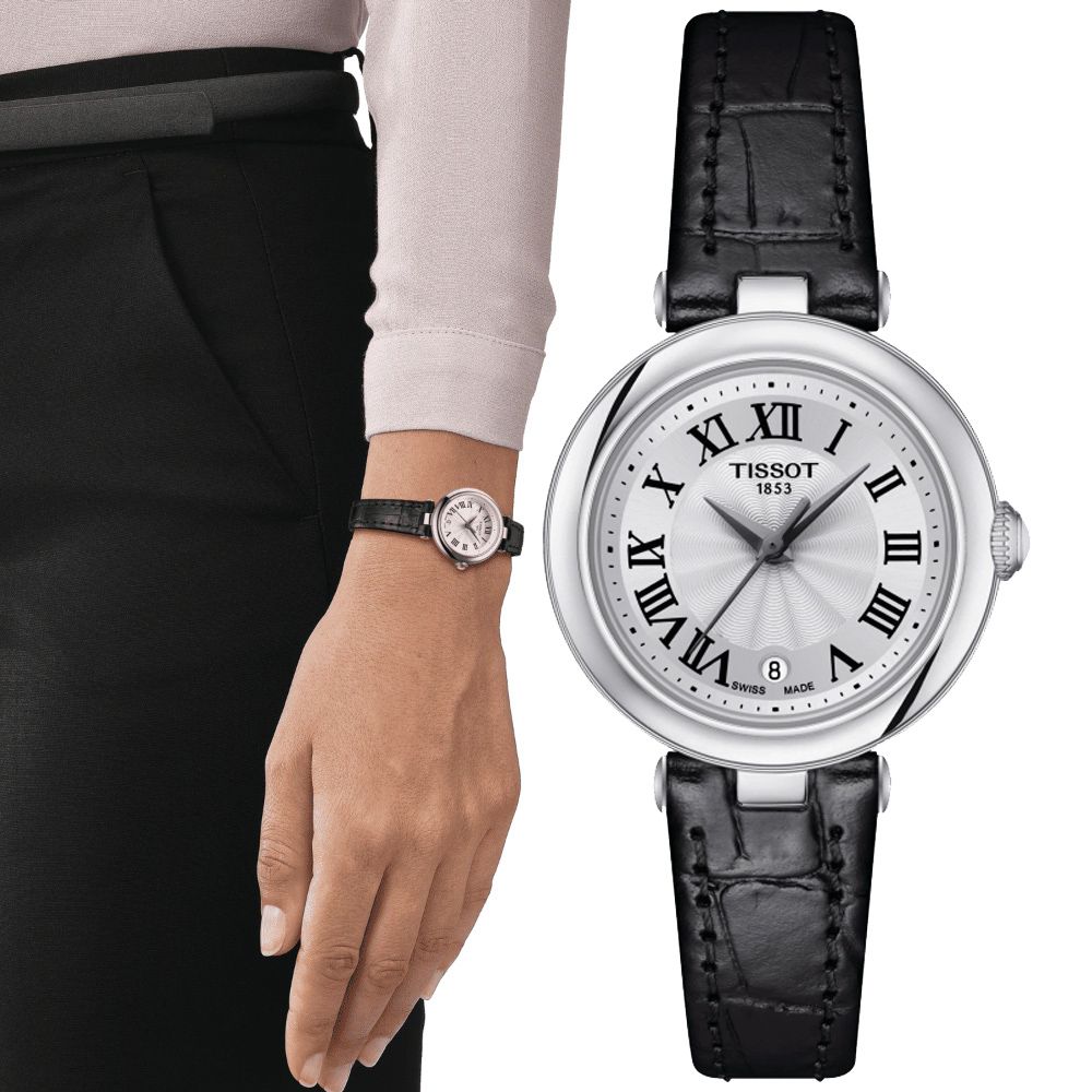 TISSOT 天梭 Bellissima 典雅羅馬女仕腕錶 禮物推薦 送禮首選 T1260101601300