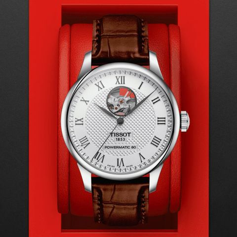 618一起狂歡🔸瘋狂送好禮TISSOT天梭 LE LOCLE力洛克系列 開芯機械腕錶 禮物推薦 畢業禮物 39.3mm/T006.407.16.033.01
