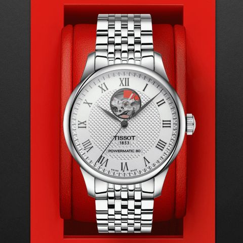 618一起狂歡🔸瘋狂送好禮TISSOT天梭 LE LOCLE力洛克系列 開芯機械腕錶 禮物推薦 畢業禮物 39.3mm/T006.407.11.033.02