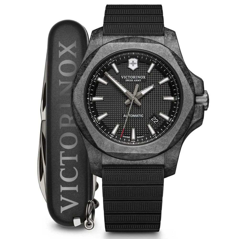 VICTORINOX 維氏 I.N.O.X. 碳纖維x鈦金屬 機械腕錶 禮物推薦 送禮首選 43mm / VISA-241866.1