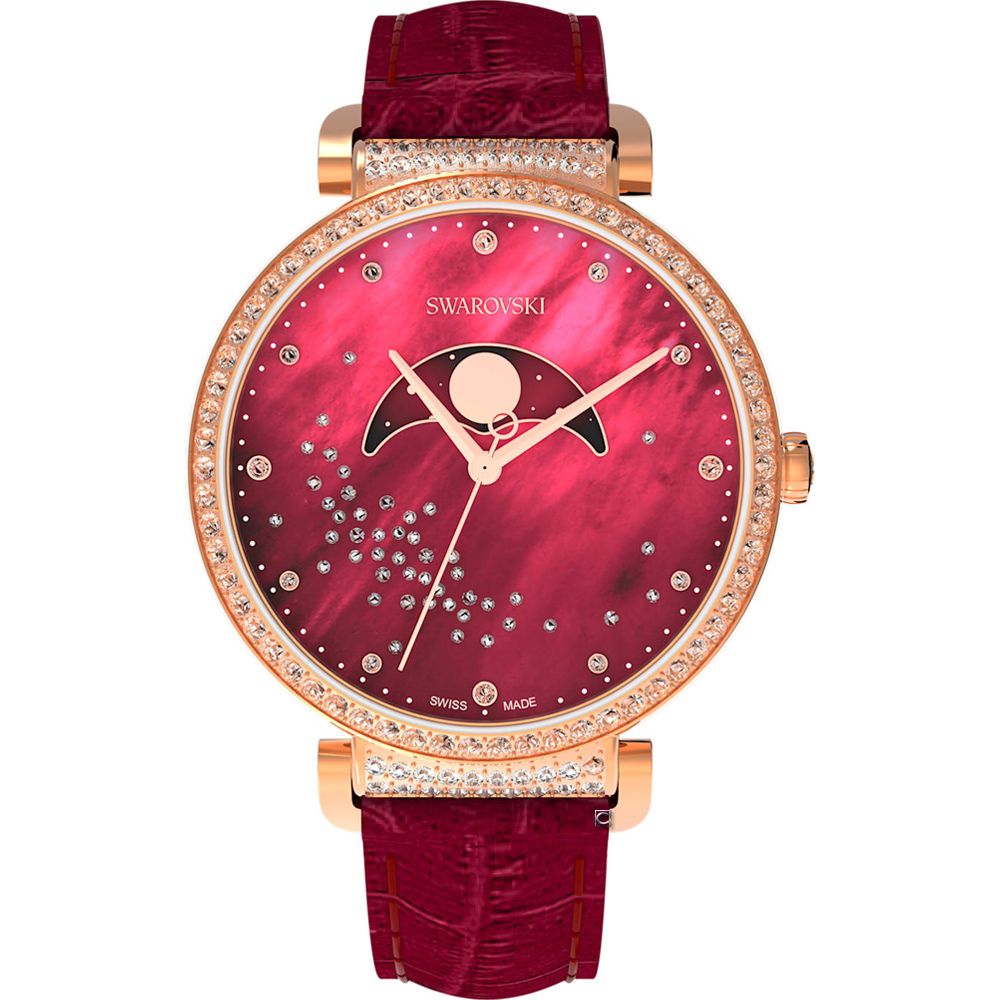 SWAROVSKI 施華洛世奇   Passage Moon Phase 星河登月時尚腕錶-5613323