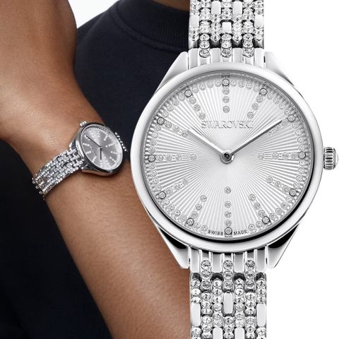 SWAROVSKI 施華洛世奇 Attract 璀璨魅力時尚腕錶-5610490