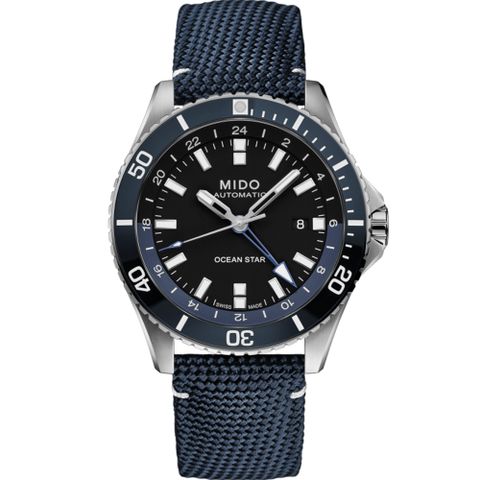 MIDO Ocean Star海洋之星 GMT 200米潛水機械錶(M0266291705100)44mm