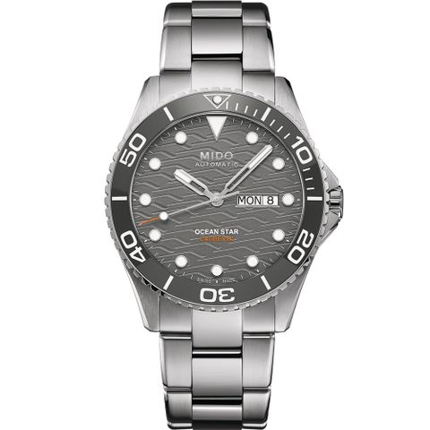 MIDO 美度官方授權經銷商 Ocean Star 海洋之星 廣告款陶瓷200米潛水機械錶(M0424301108100)