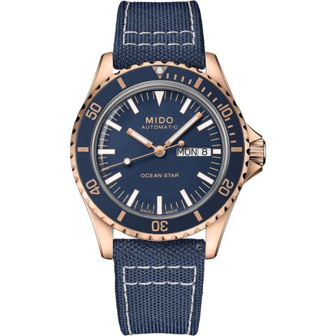 MIDO 美度官方授權經銷商 OCEAN STAR TRIBUTE 海洋之星75週年機械腕錶(M0268303804100)