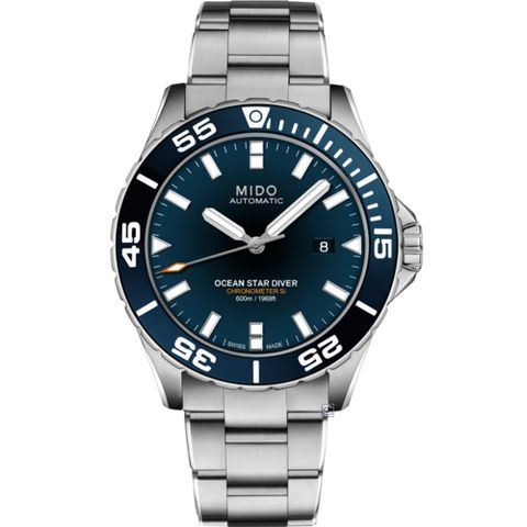 MIDO 美度官方授權經銷商 OCEAN STAR DIVER 600米潛水機械錶-M0266081104100/43mm