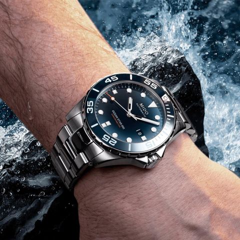 MIDO 美度 Ocean Star 海洋之星 600米潛水機械錶-M0266081104101/43.5mm