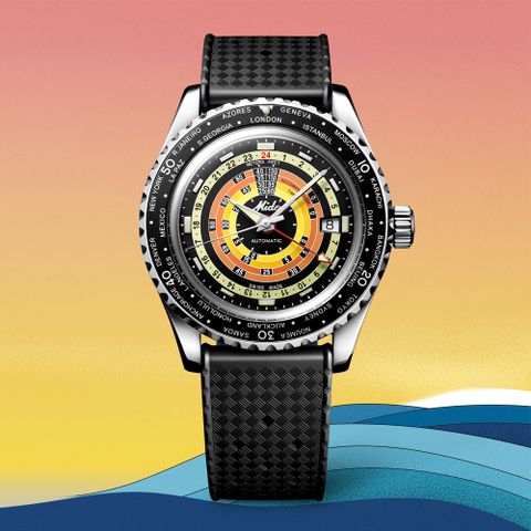 寵愛媽咪節💙好禮大回饋MIDO美度 OCEAN STAR 海洋之星 彩虹圈 復古特別版 潛水機械腕錶 母親節 禮物 40.5mm / M026.829.17.051.00