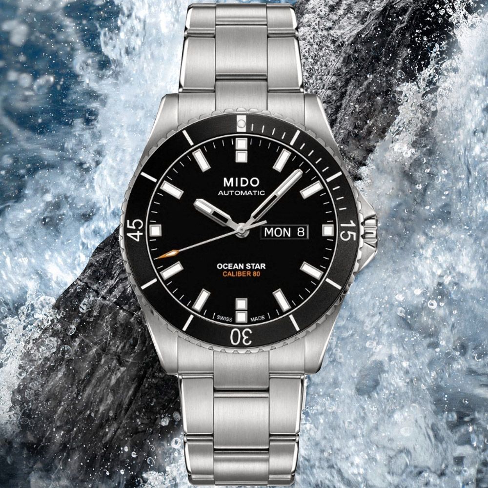 MIDO 美度 OCEAN STAR 海洋之星 200米 潛水機械腕錶 禮物 推薦 425mm / M0264301105100