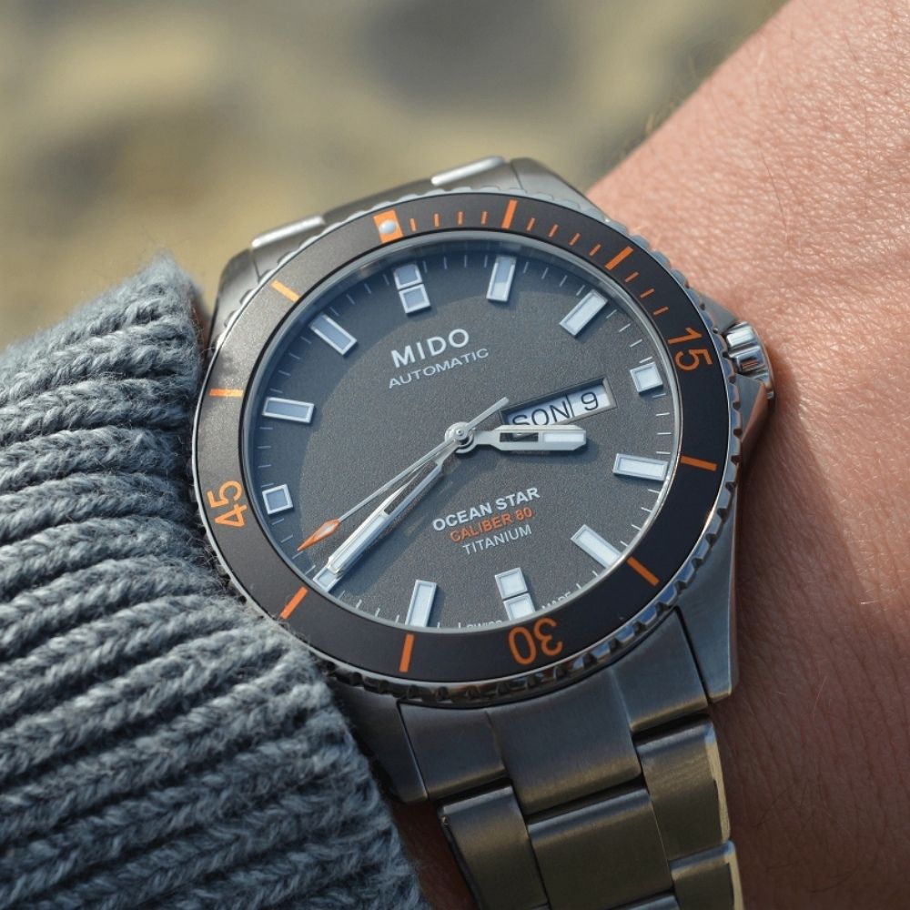 MIDO 美度 OCEAN STAR 海洋之星 200米 鈦金屬 潛水機械腕錶 禮物 推薦 425mm /M0264304406100