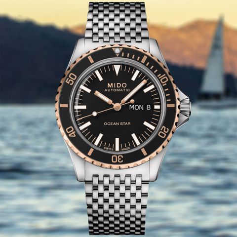 618一起狂歡🔹瘋狂送好禮MIDO美度 OCEAN STAR 海洋之星 200米 復刻 潛水機械腕錶 禮物推薦 畢業禮物 40.5mm / M026.830.21.051.00