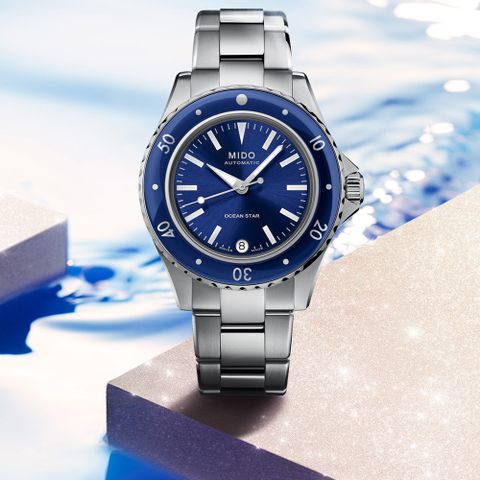 MIDO 美度 Ocean Star 海洋之星 復古風格潛水機械腕錶-M0262071104100/官方授權經銷商M2