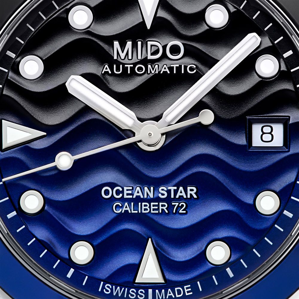 MIDOAUTOMATIC8OCEAN STARCALIBER 72ISWISS MADE