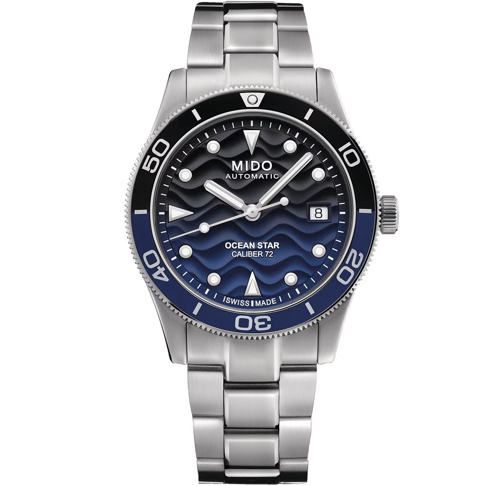 MIDO 美度 官方授權 金秀賢配戴款 OCEAN STAR 39 海洋之星潛水機械錶-39mm M0269071104100