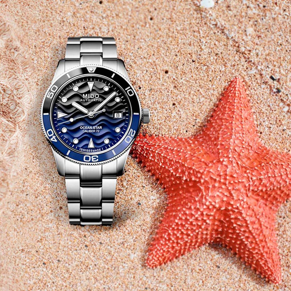 MIDO 美度 金秀賢配戴款 OCEAN STAR 39 潛水機械錶 送禮-39mm M02690711041