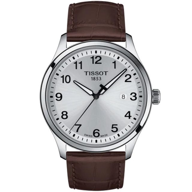 TISSOT 天梭 GENT XL CLASSIC 經典紳士腕錶/銀/42mm/T1164101603700