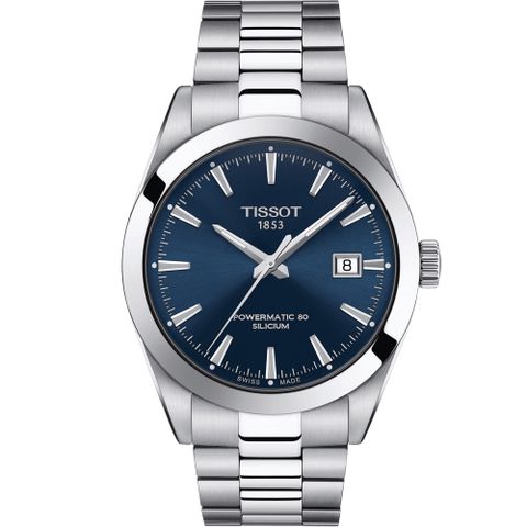 TISSOT 天梭 官方授權 GENTLEMAN 紳士的品格機械錶(T1274071104100)