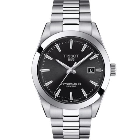 TISSOT 天梭 官方授權 GENTLEMAN 紳士的品格 機械錶(T1274071105100)