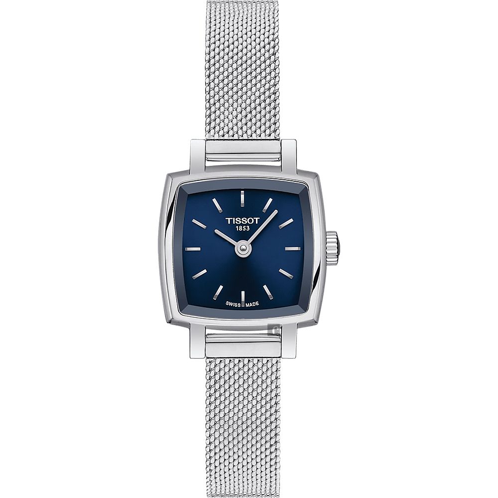 TISSOT 天梭 LOVELY SQUARE 動人心弦米蘭帶女錶-20mm(T0581091104100)