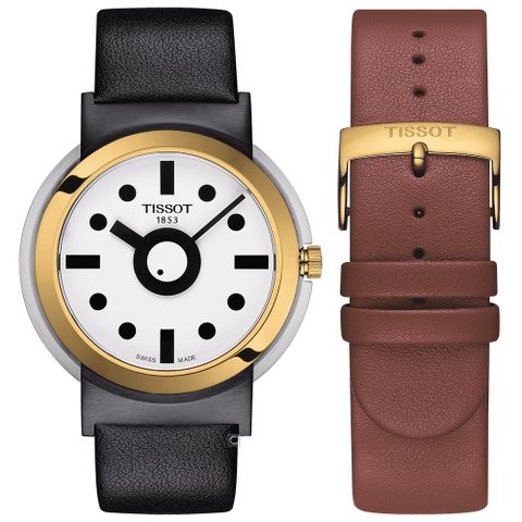 TISSOT 天梭 官方授權 HERITAGE MEMPHIS  幾何形狀限量腕錶 T1344102701100
