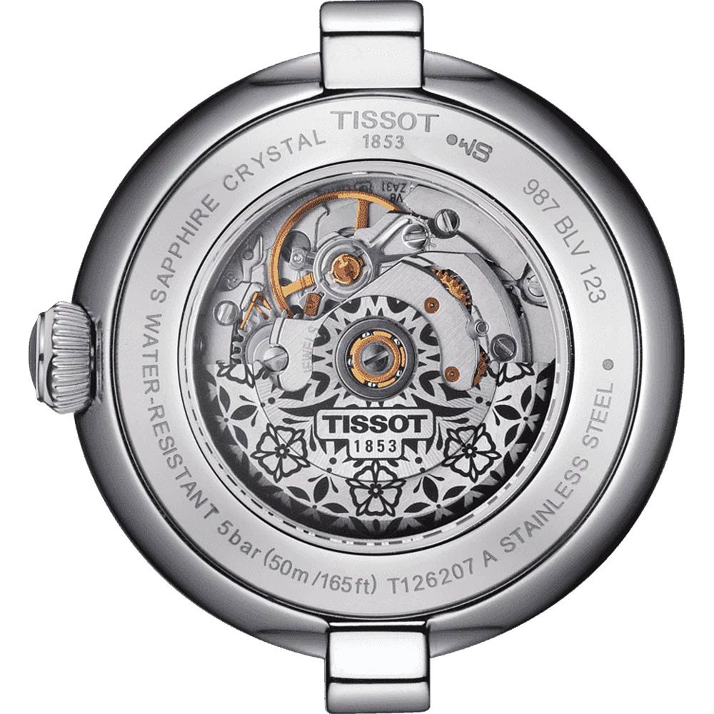 TISSOT1853  CRYSTSTNT 5 bar (50m/165ft)TISSOT1853987 BLVA STAINLESS STEELT126207A