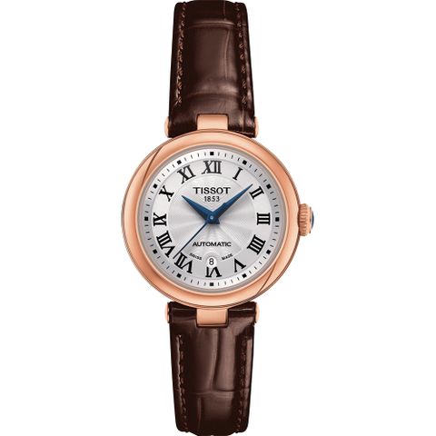 TISSOT 天梭 官方授權 Bellissima 羅馬機械女錶-29mm T126.207.36.013.00