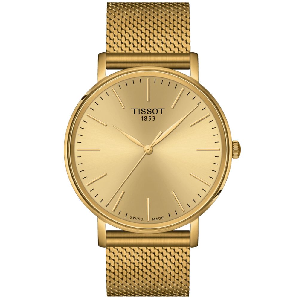 TISSOT 天梭 EVERYTIME 簡約經典腕錶 禮物推薦 送禮首選 40mm/T1434103302100