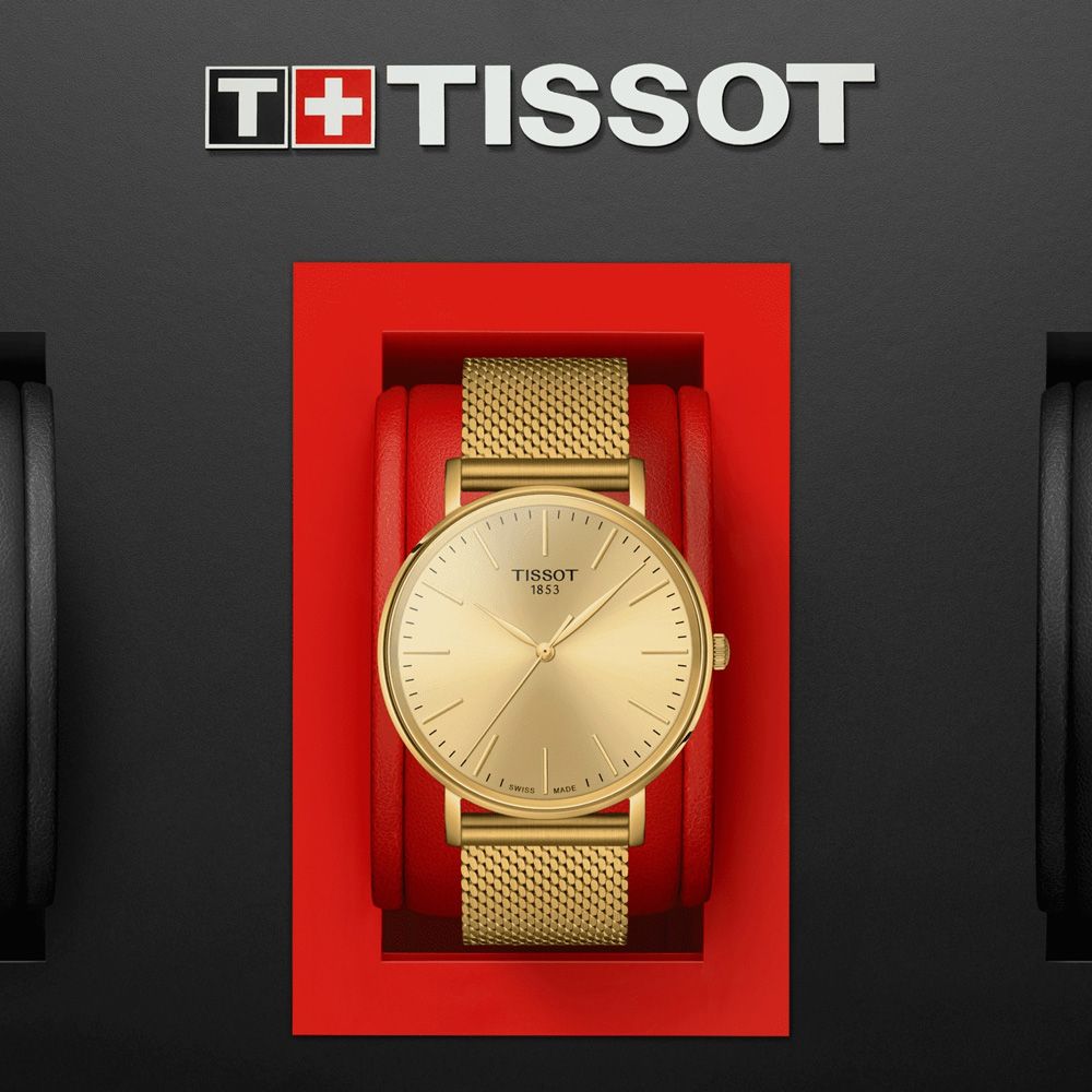 TISSOT 天梭 EVERYTIME 簡約經典腕錶 禮物推薦 送禮首選 40mm/T1434103302100