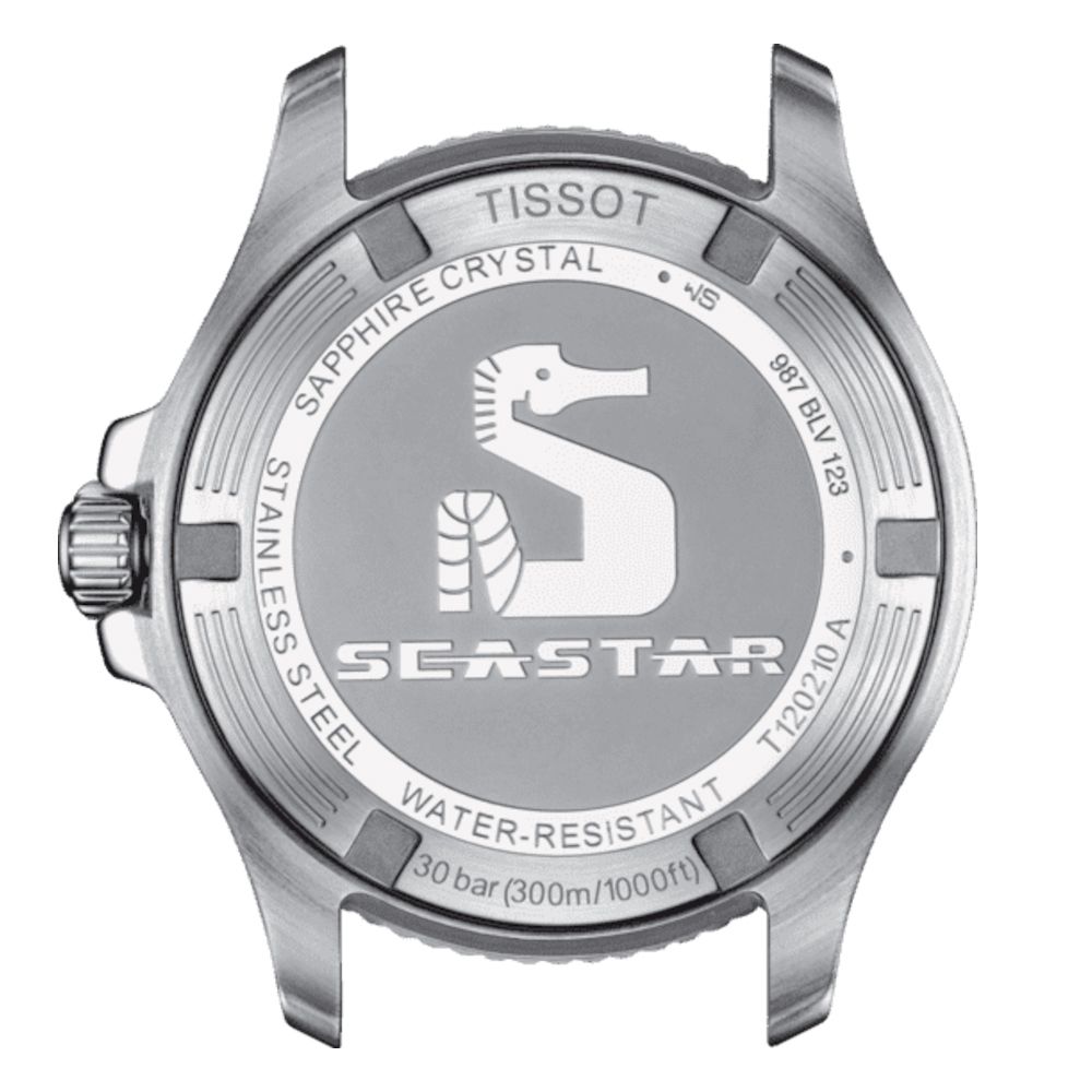 TISSOT 天梭   官方授權 SEASTAR 1000 海星300米潛水錶-T1202101105100/36MM