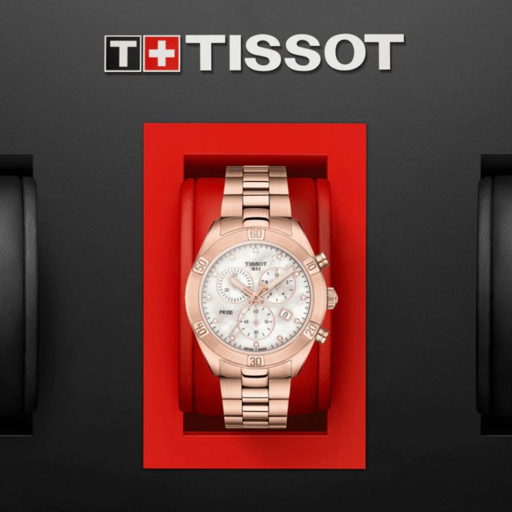 TISSOT 天梭 PR100 經典珍珠貝計時腕錶 雙11 特惠 T1019173311600