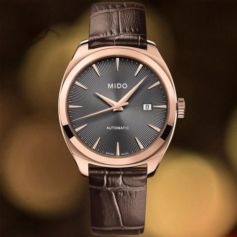 MIDO 美度 BELLUNA 雋永系列 皇室經典機械腕錶 母親節 禮物 推薦 41mm / M0245073606100