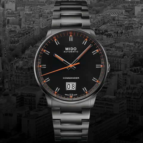 MIDO 美度 COMMANDER 香榭系列 大日期窗機械腕錶 雙11 特惠 42mm / M0216263305100