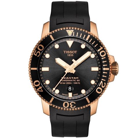 618購物節★送好禮TISSOT 天梭 Seastar 1000 海洋之星300米陶瓷錶潛水錶 T1204073705101
