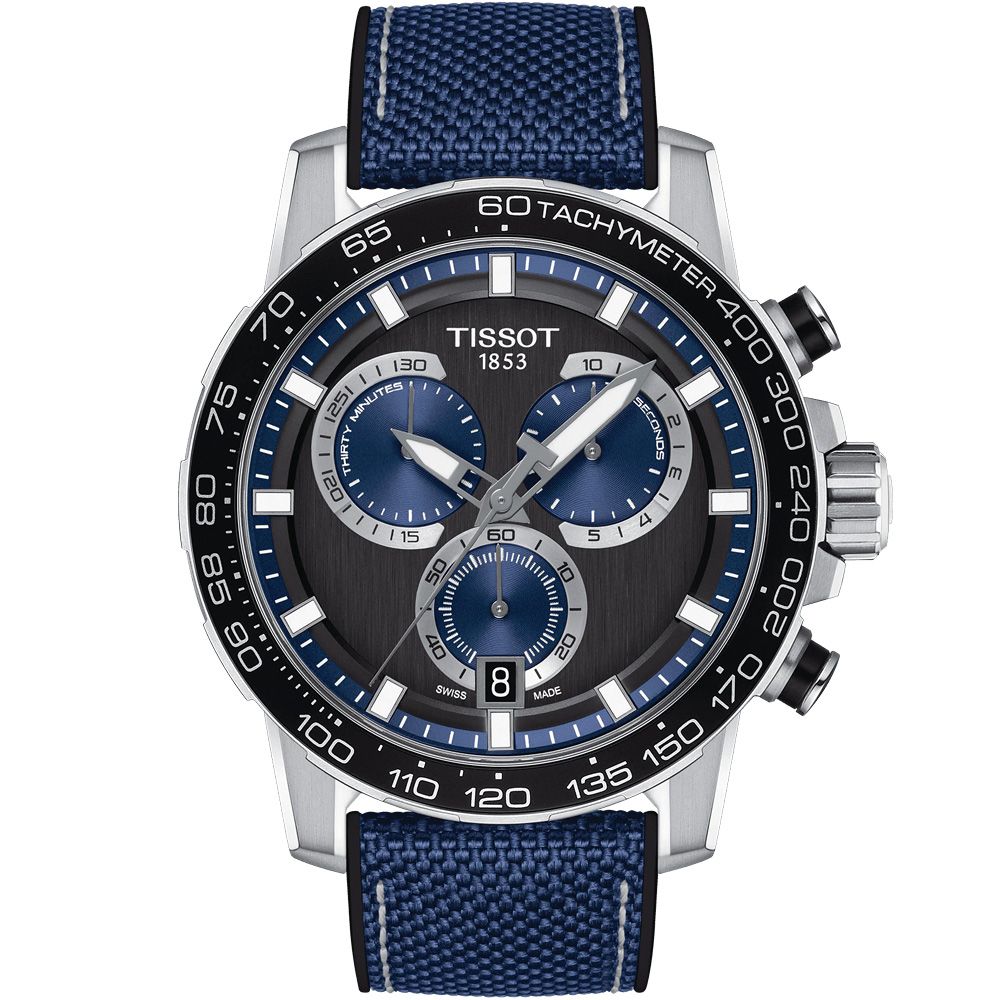 TISSOT 天梭 官方授權 Supersport 計時手錶-45.5mm T1256171705103