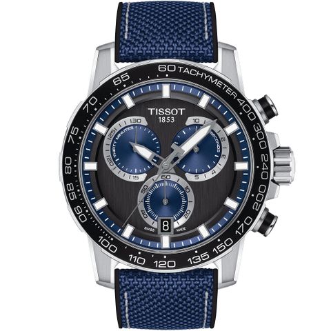 TISSOT 天梭 官方授權 Supersport 計時手錶-45.5mm T1256171705103