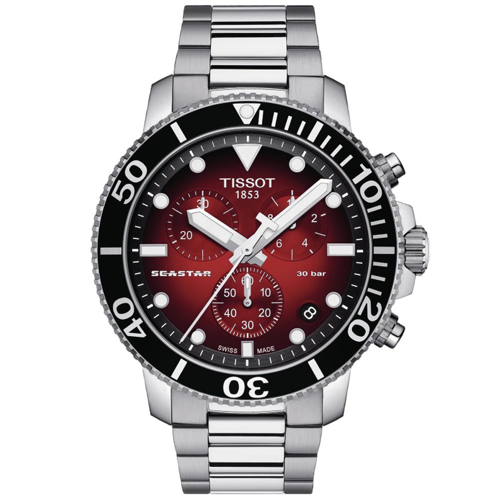 TISSOT 天梭 Seastar1000 海洋之星 潛水石英腕錶 雙11 特惠 455mm/T1204171142100