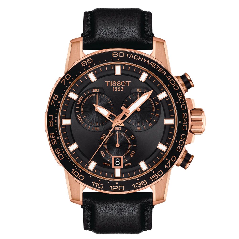 TISSOT 天梭 SUPERSPORT 三眼計時腕錶 禮物推薦 送禮首選 45.5mm/T125.617.36.051.00